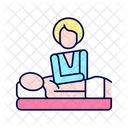 Tiefenmassage  Symbol