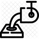 Tiegel Schmelzen Metall Symbol