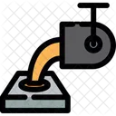 Tiegel Schmelzen Metall Symbol