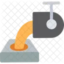 Tiegel Schmelzen Metall Symbol