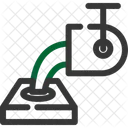 Tiegel Schmelzen Metall Symbol