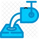 Tiegel Schmelzen Metall Symbol