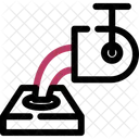 Tiegel Schmelzen Metall Symbol