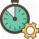 Tiempo Gestion Reloj Icon