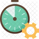 Tiempo Gestion Reloj Icon