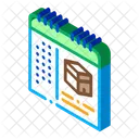 Calendario Tiempo Visita Icono
