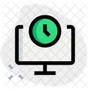 Tiempo De Computadora Icono