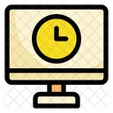 Hora De La Computadora Hora Reloj Icono