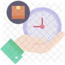 El tiempo de entrega  Icono