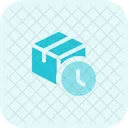 Tiempo De Caja De Entrega Tiempo De Caja Tiempo De Entrega Icono