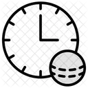 Tiempo De Partido Tiempo Cronometro Icono
