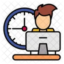 Tiempo Gestion Del Tiempo Reloj Icono