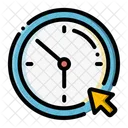 Direccion Del Tiempo Hora Reloj Icono