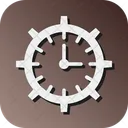 Reloj Optimizacion Engranaje Icon