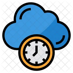 Tiempo de nube  Icono