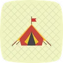 Tienda Tipi Campamento Icono