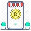 Tienda Bitcoin  Icono