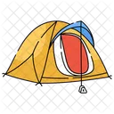 Al Aire Libre Camping Tienda De Campana Icono
