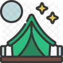 Carpa para camping  Icon