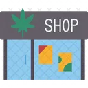 Tienda de cannabis  Icono