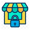 Puesto Tienda Venta Icono