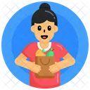 Verduras Comestibles Compras Icono