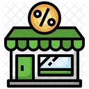 Tienda Tienda De Compras Venta Icono