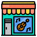 Guitarra Musica Tienda Icono