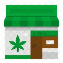 Tienda Cannabis Marihuana Icono