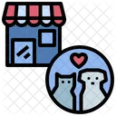 La tienda de animales  Icono