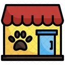 Tienda De Mascotas Casa De Mascotas Patas Icono