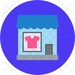 Tienda de ropa  Icono