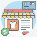 Tienda Web Compras En Linea Compras Web Icono