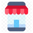 Tienda De Moviles Mercado Smartphone Icono