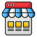 Tienda Web Comercio Electronico Compras En Linea Icono