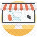 En Linea Compras Comprar Icono