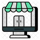 Tienda Web Tienda En Linea Comercio Electronico Icono
