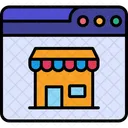 Tienda En Linea Web Navegador En Linea Icono