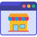 Tienda En Linea Web Navegador En Linea Icono