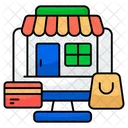 Tienda Web Tienda Online Comercio Electronico Icon