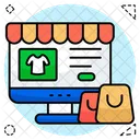 Tienda Web Tienda Online Comercio Electronico Icon