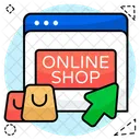 Tienda Web Tienda Online Comercio Electronico Icon