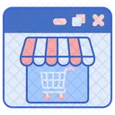Tienda Web Tienda En Linea Comercio Electronico Icono