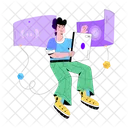 Pantallas De IA Monitoreo De IA Conocimientos De IA Icon