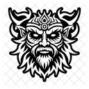 Tier Teufel Monster Symbol