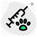 Injektion für Tiere  Symbol