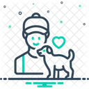 Tierarzt Hund Welpe Symbol