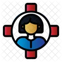 Klinik Avatar Arzt Symbol