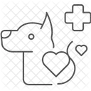 Tierarztliche Untersuchung Tierarzt Untersuchung Symbol