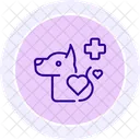 Tierarztliche Untersuchung Tierarzt Untersuchung Symbol